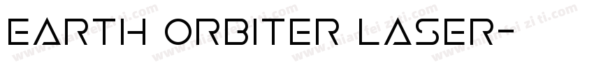 Earth Orbiter Laser字体转换